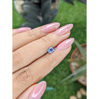 0.54 Ct. Blue Sapphire from Tanzania Life Style