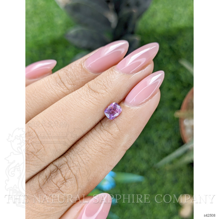 0.71 Ct. Purplish Pink Sapphire from Tanzania