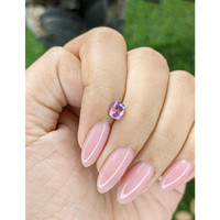 0.71 Ct. Purplish Pink Sapphire from Tanzania Life Style