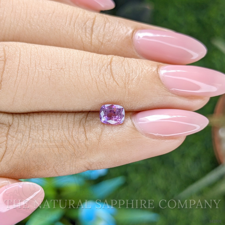 0.71 Ct. Purplish Pink Sapphire from Tanzania