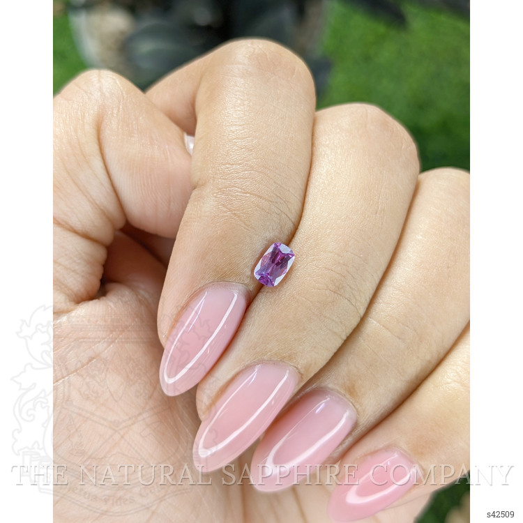 0.49 Ct. Purple Sapphire from Tanzania