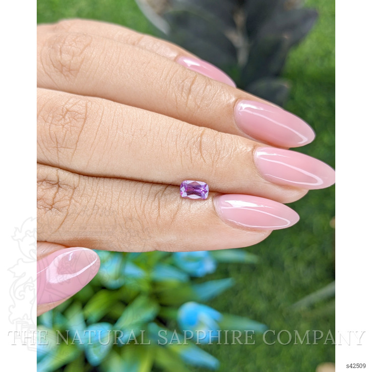 0.49 Ct. Purple Sapphire from Tanzania