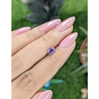 0.58 Ct. Purple Sapphire from Tanzania Life Style