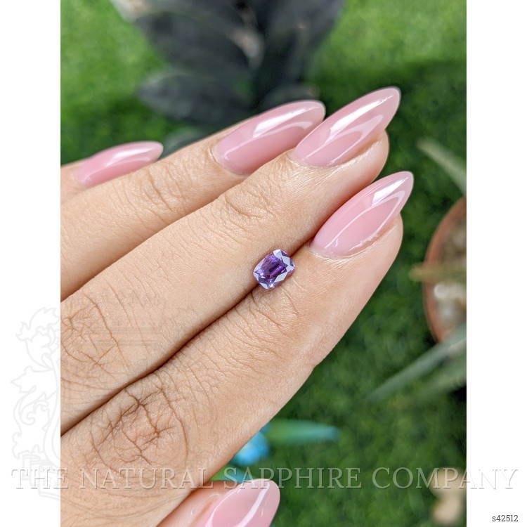 0.58 Ct. Purple Sapphire from Tanzania