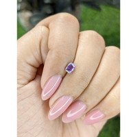 0.58 Ct. Purple Sapphire from Tanzania Life Style