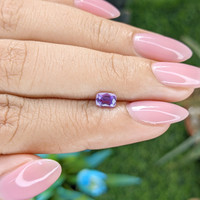 0.58 Ct. Purple Sapphire from Tanzania Life Style