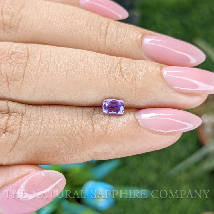 0.58 Ct. Purple Sapphire from Tanzania