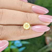 1.63 Ct. Yellow Sapphire from Tanzania Life Style