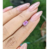 0.78 Ct. Purplish Pink Sapphire from Ceylon (Sri Lanka) Life Style