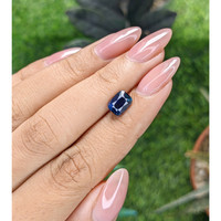 2.12 Ct. Blue Sapphire from Madagascar Life Style