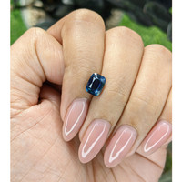 2.12 Ct. Blue Sapphire from Madagascar Life Style