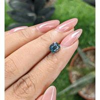 1.60 Ct. Bluish Green Sapphire from Madagascar Life Style