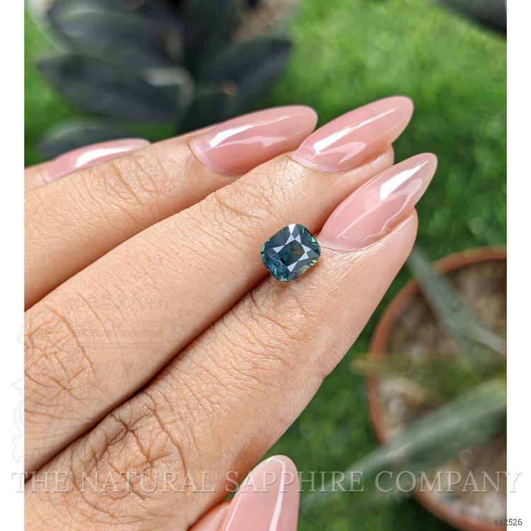 1.60 Ct. Bluish Green Sapphire from Madagascar