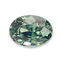 1.13 Ct. Bluish Green Sapphire from Madagascar Video
