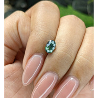1.13 Ct. Bluish Green Sapphire from Madagascar Life Style