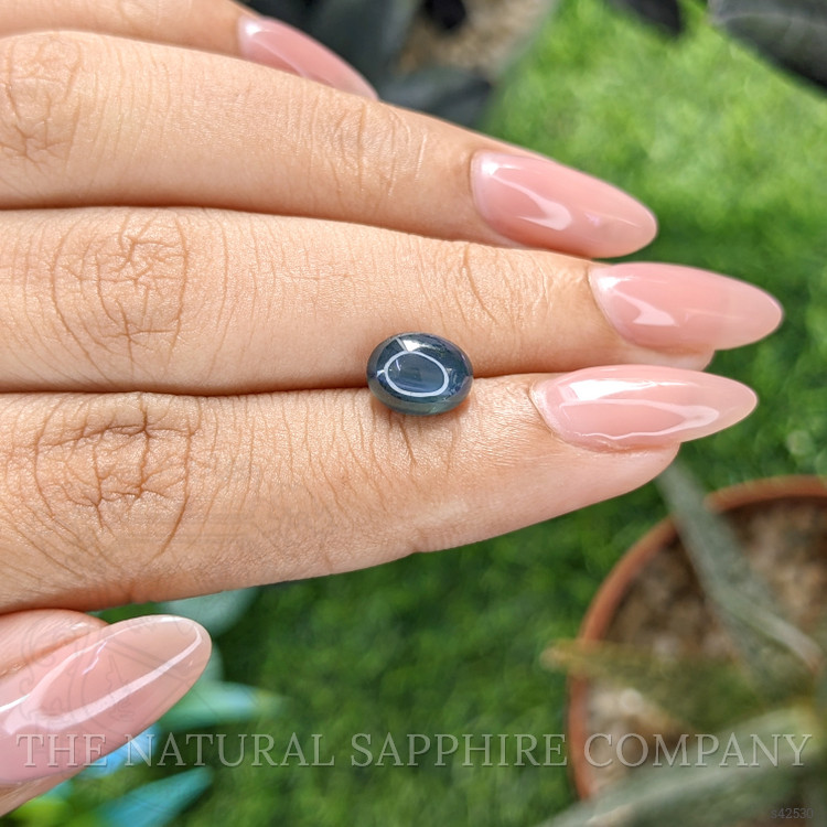 2.97 Ct. Blue Cabochon Sapphire from Madagascar