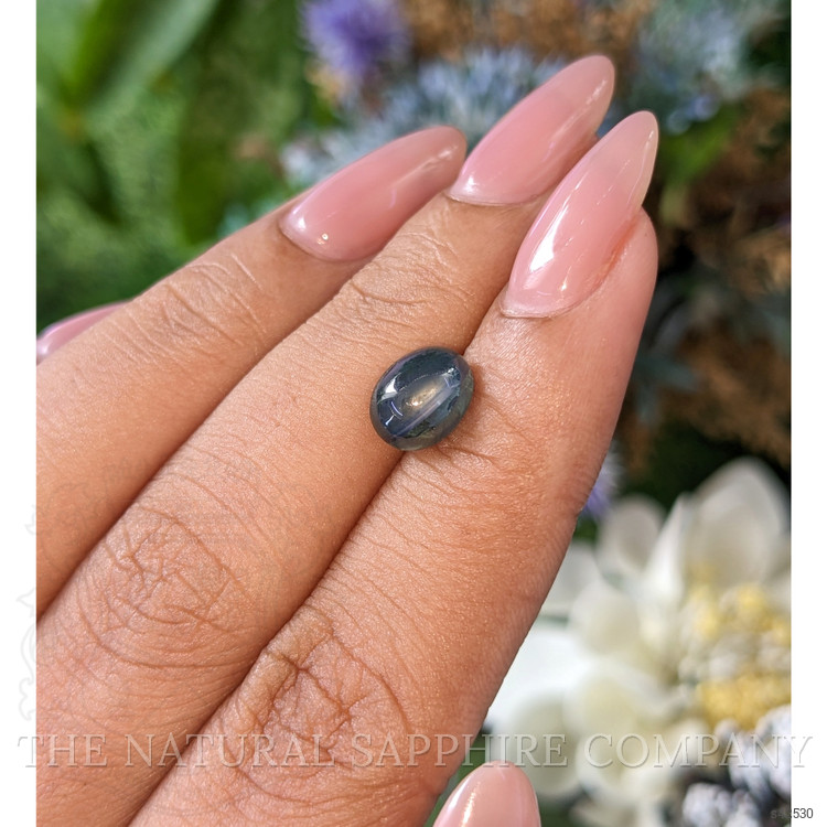 2.97 Ct. Blue Cabochon Sapphire from Madagascar