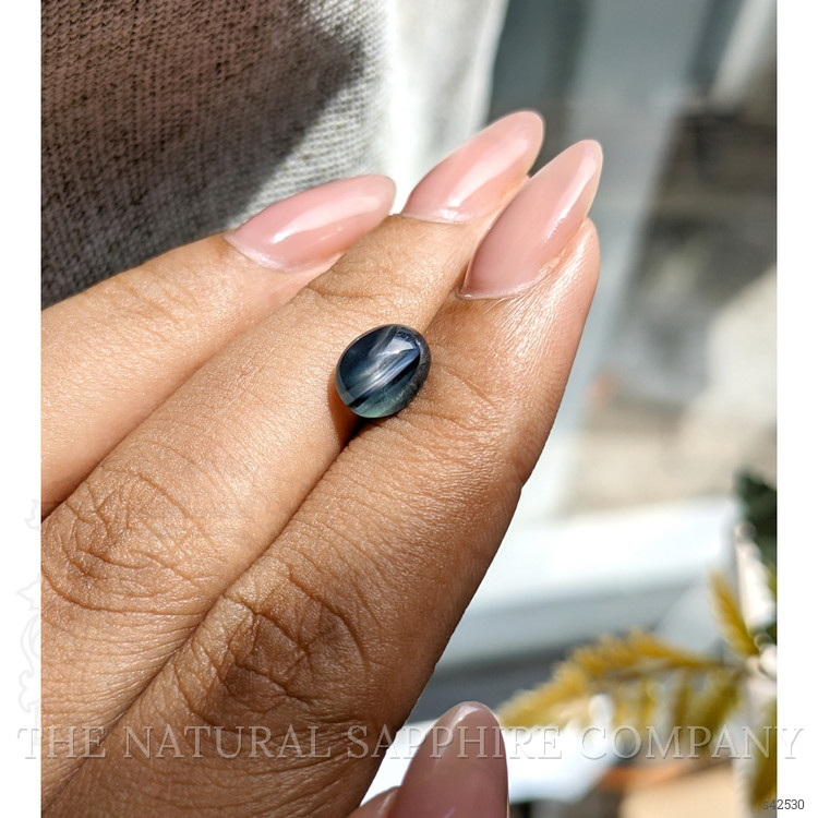 2.97 Ct. Blue Cabochon Sapphire from Madagascar