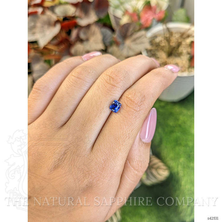 1.07 Ct. Blue Sapphire from Ceylon (Sri Lanka)