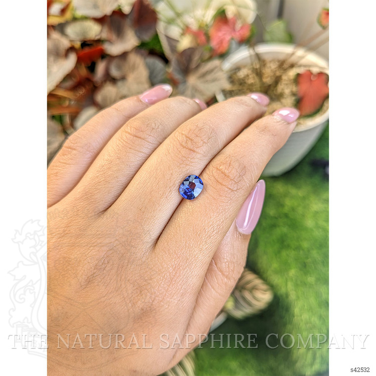 1.53 Ct. Purplish Blue Sapphire from Ceylon (Sri Lanka)