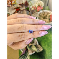 1.53 Ct. Purplish Blue Sapphire from Ceylon (Sri Lanka) Life Style