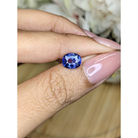 1.53 Ct. Purplish Blue Sapphire from Ceylon (Sri Lanka) Life Style