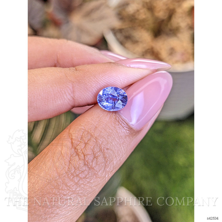 2.01 Ct. Violet Sapphire from Ceylon (Sri Lanka)