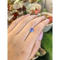 2.01 Ct. Violet Sapphire from Ceylon (Sri Lanka) Life Style