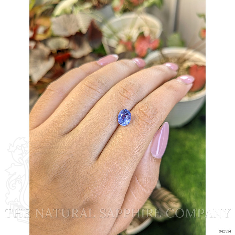 2.01 Ct. Violet Sapphire from Ceylon (Sri Lanka)