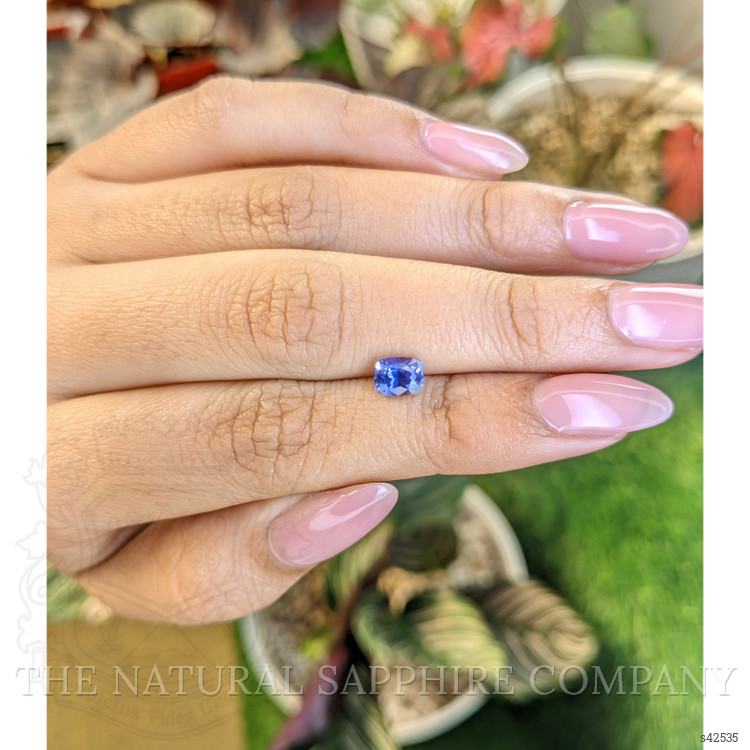 0.97 Ct. Blue Sapphire from Ceylon (Sri Lanka)