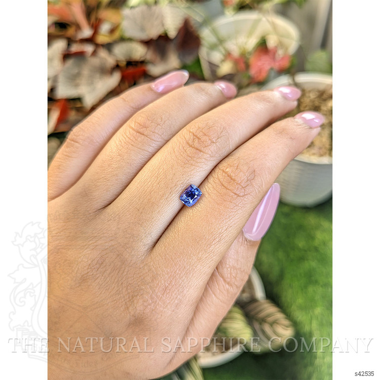 0.97 Ct. Blue Sapphire from Ceylon (Sri Lanka)