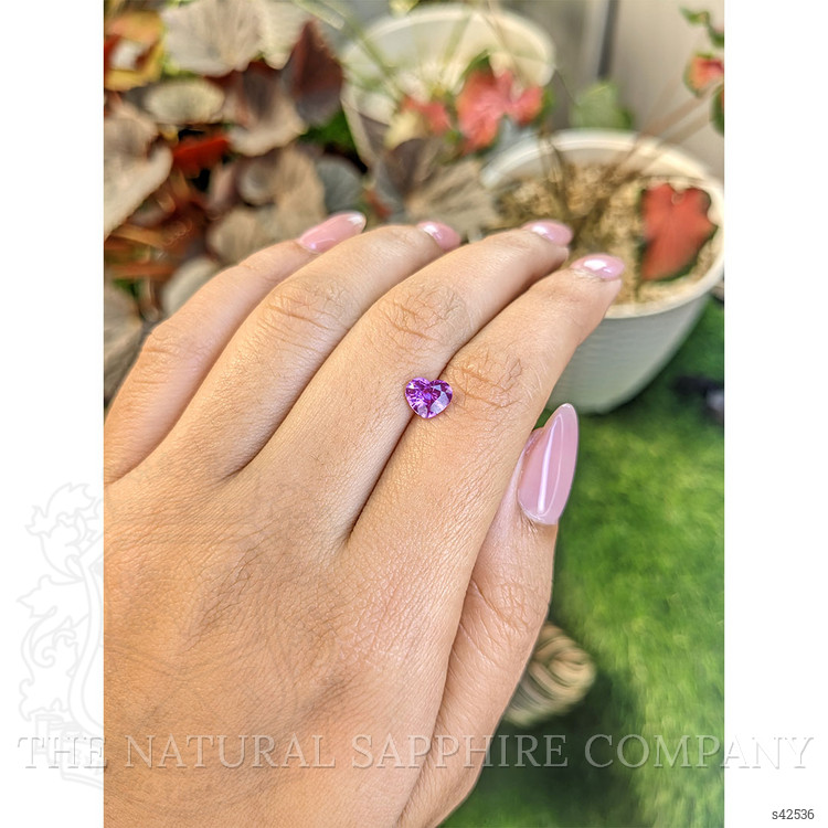 1.18 Ct. Pinkish Purple Sapphire from Ceylon (Sri Lanka)