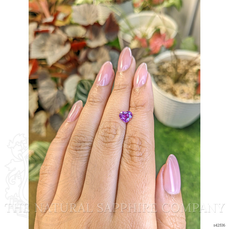 1.18 Ct. Pinkish Purple Sapphire from Ceylon (Sri Lanka)