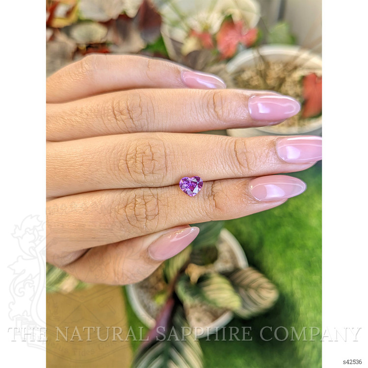 1.18 Ct. Pinkish Purple Sapphire from Ceylon (Sri Lanka)