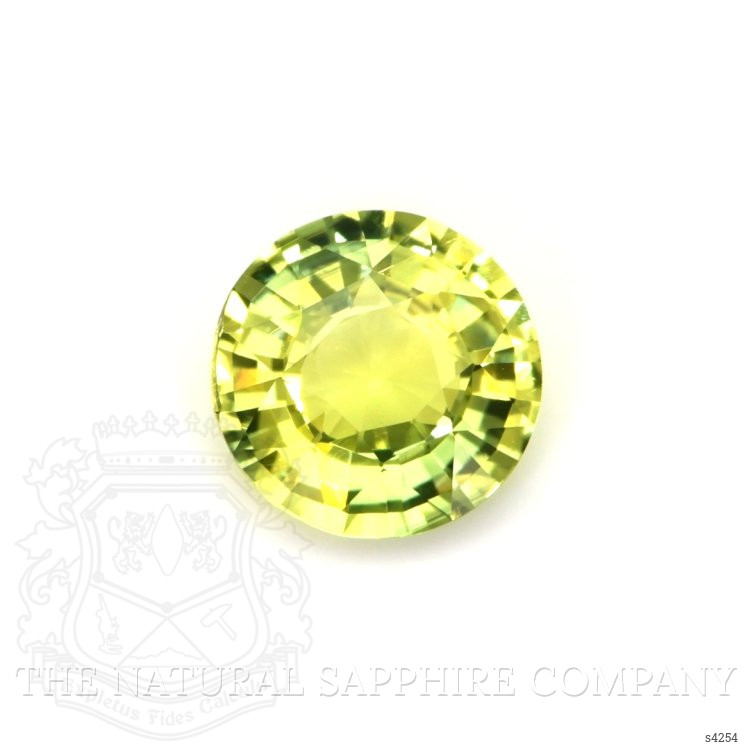 2.03 Ct. Greenish Yellow Sapphire from Ceylon (Sri Lanka)