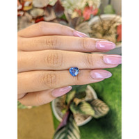 2.05 Ct. Blue Sapphire from Ceylon (Sri Lanka) Life Style