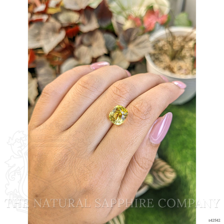 6.04 Ct. Yellow Sapphire from Ceylon (Sri Lanka)