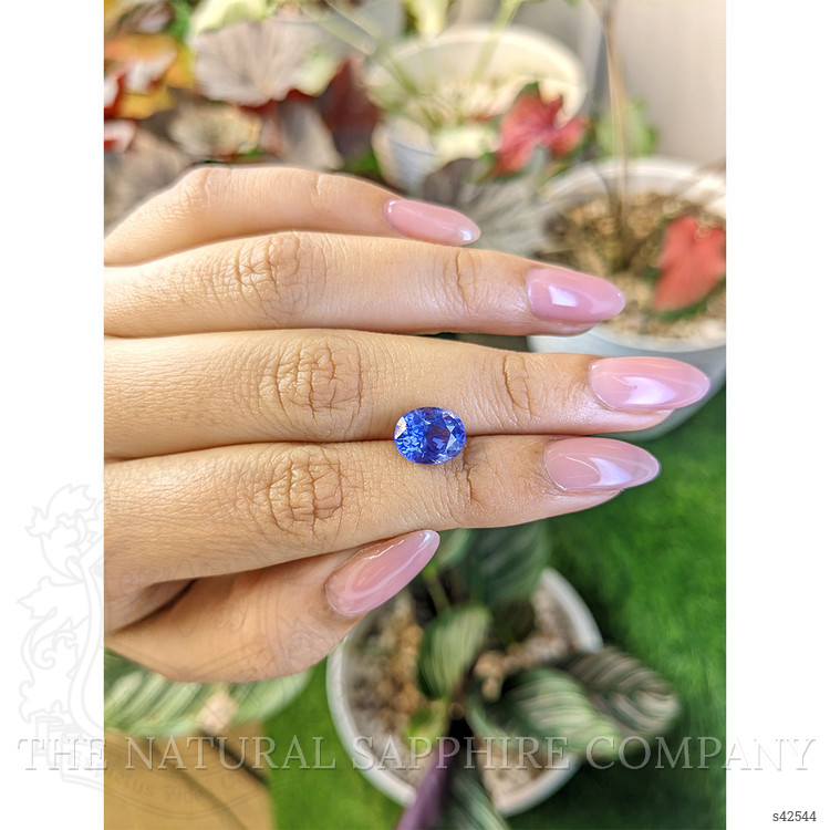 3.51 Ct. Blue Sapphire from Ceylon (Sri Lanka)