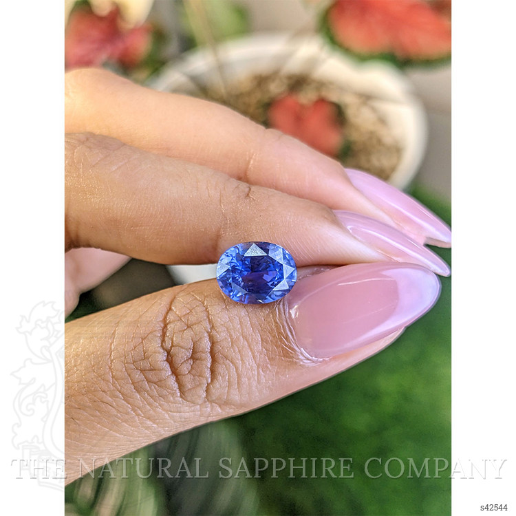 3.51 Ct. Blue Sapphire from Ceylon (Sri Lanka)