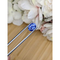 3.51 Ct. Blue Sapphire from Ceylon (Sri Lanka) Life Style