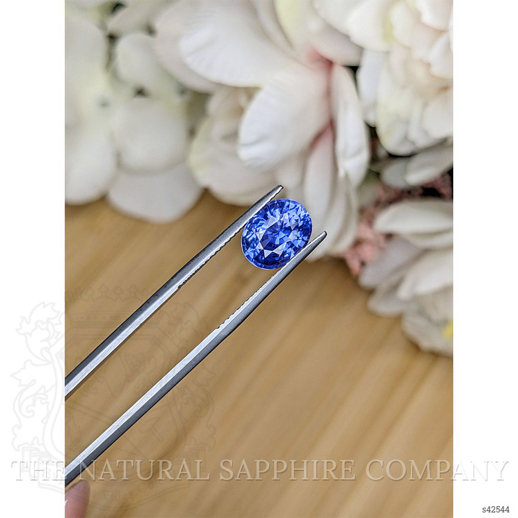 3.51 Ct. Blue Sapphire from Ceylon (Sri Lanka)