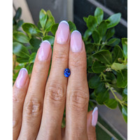 1.11 Ct. Blue Sapphire from Ceylon (Sri Lanka) Life Style