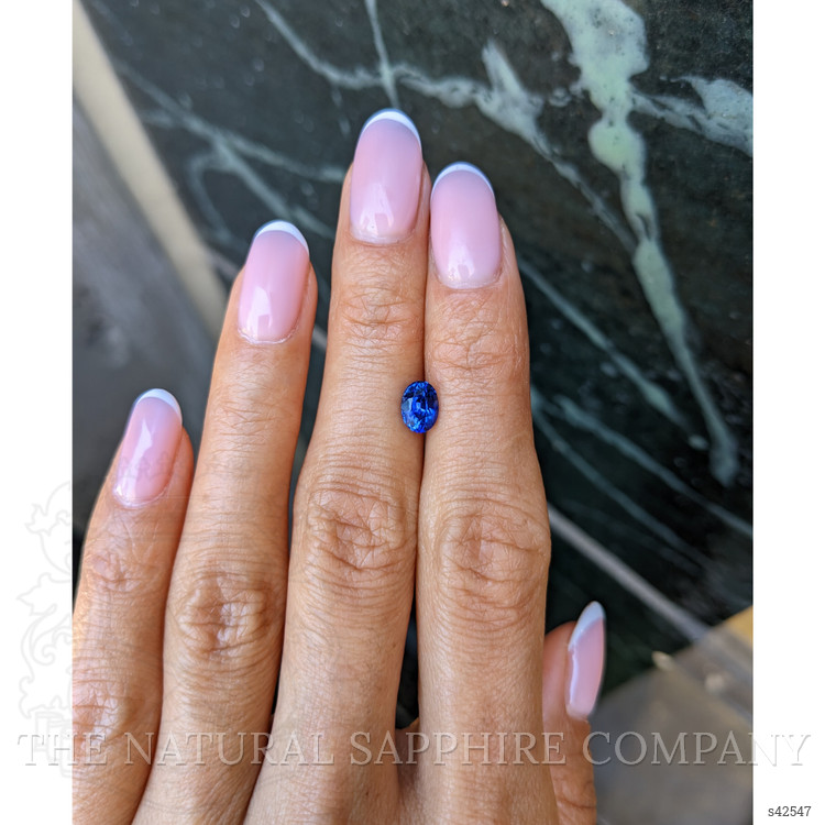 1.11 Ct. Blue Sapphire from Ceylon (Sri Lanka)