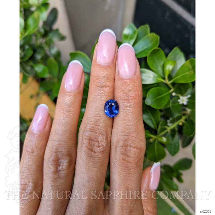 2.82 Ct. Blue Sapphire from Ceylon (Sri Lanka)
