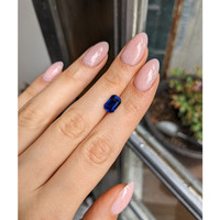 3.03 Ct. Blue Sapphire from Ceylon (Sri Lanka) Life Style