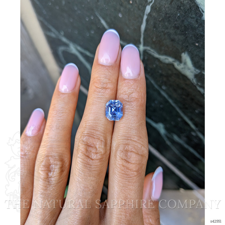 3.85 Ct. Blue Sapphire from Ceylon (Sri Lanka)