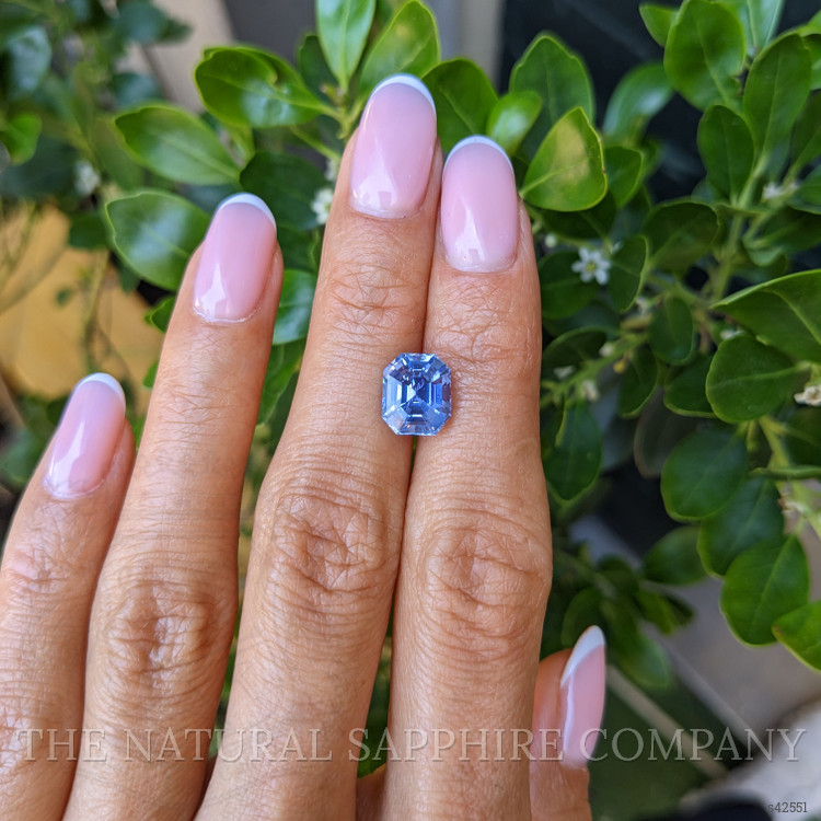 3.85 Ct. Blue Sapphire from Ceylon (Sri Lanka)