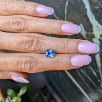 2.15 Ct. Blue Sapphire from Ceylon (Sri Lanka) Life Style