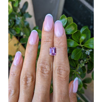 2.06 Ct. Purple Sapphire from Ceylon (Sri Lanka) Life Style