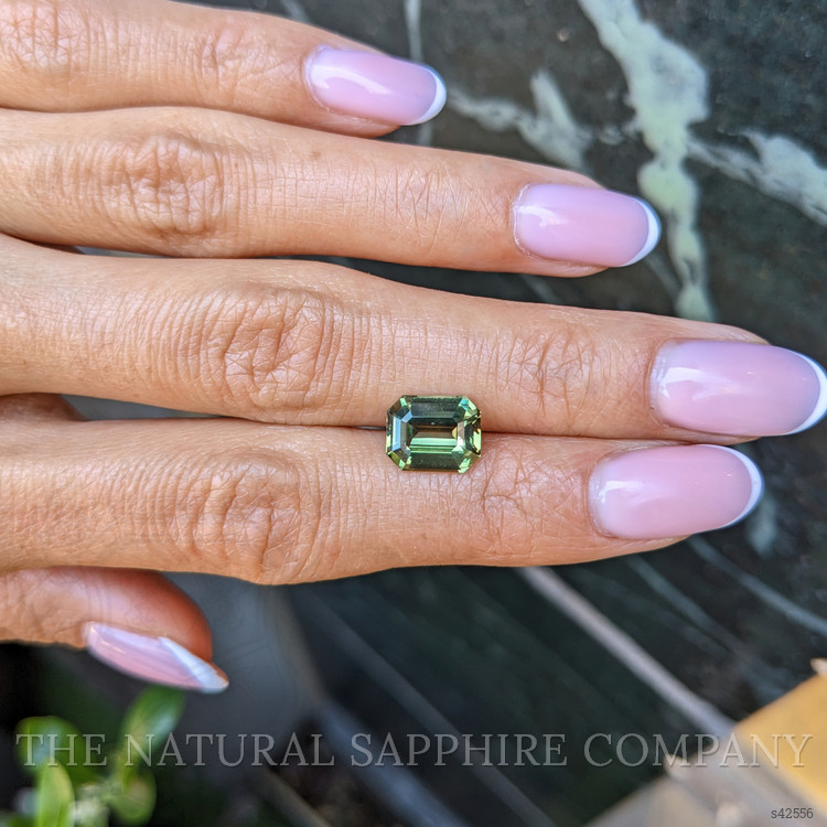 3.53 Ct. Yellowish Green Sapphire from Madagascar